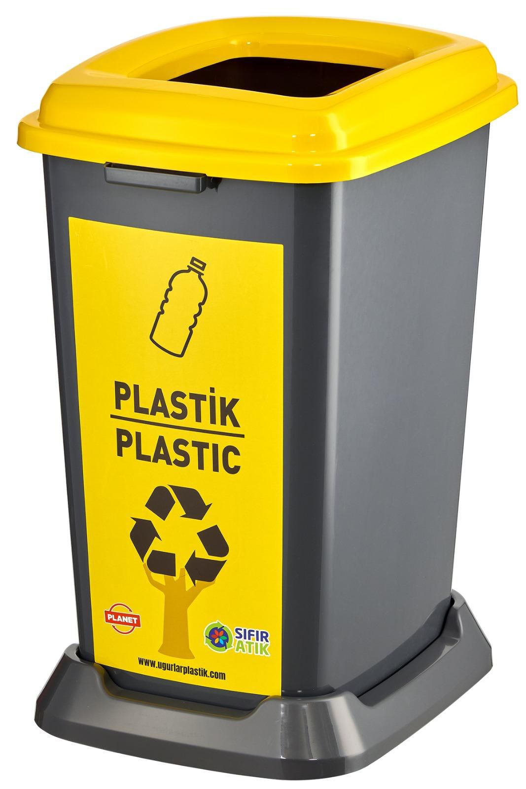 PLASTİK GERİ DÖNÜŞÜM ÇÖP KOVASI 